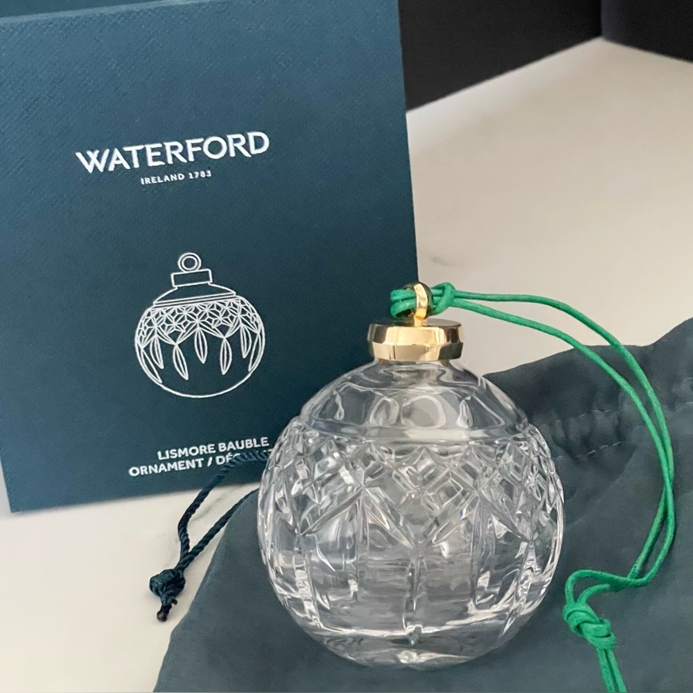 Lismore Christmas Bauble Ornament by Waterford Crystal